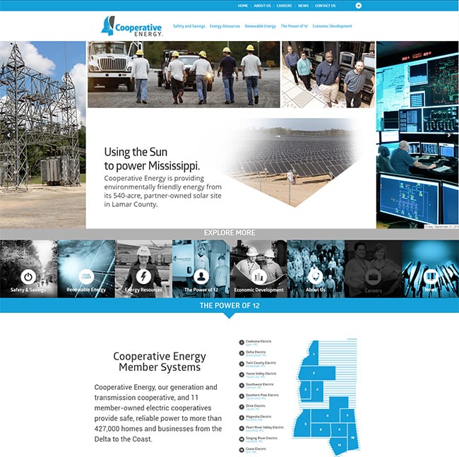 Cooperative Energy Web Site