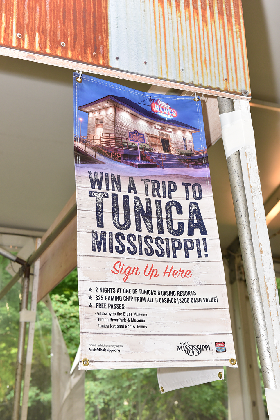 Tunica trip giveaway at Chicago Blues Festival