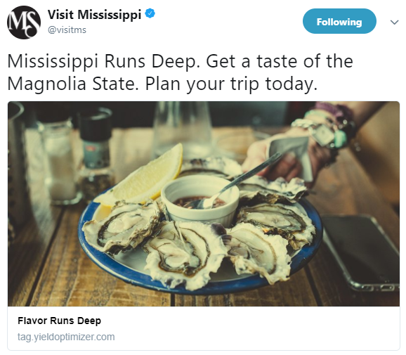 Mississippi Runs Deep Twitter Post